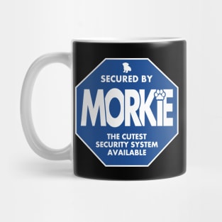 Morkie Security Service - Blue Mug